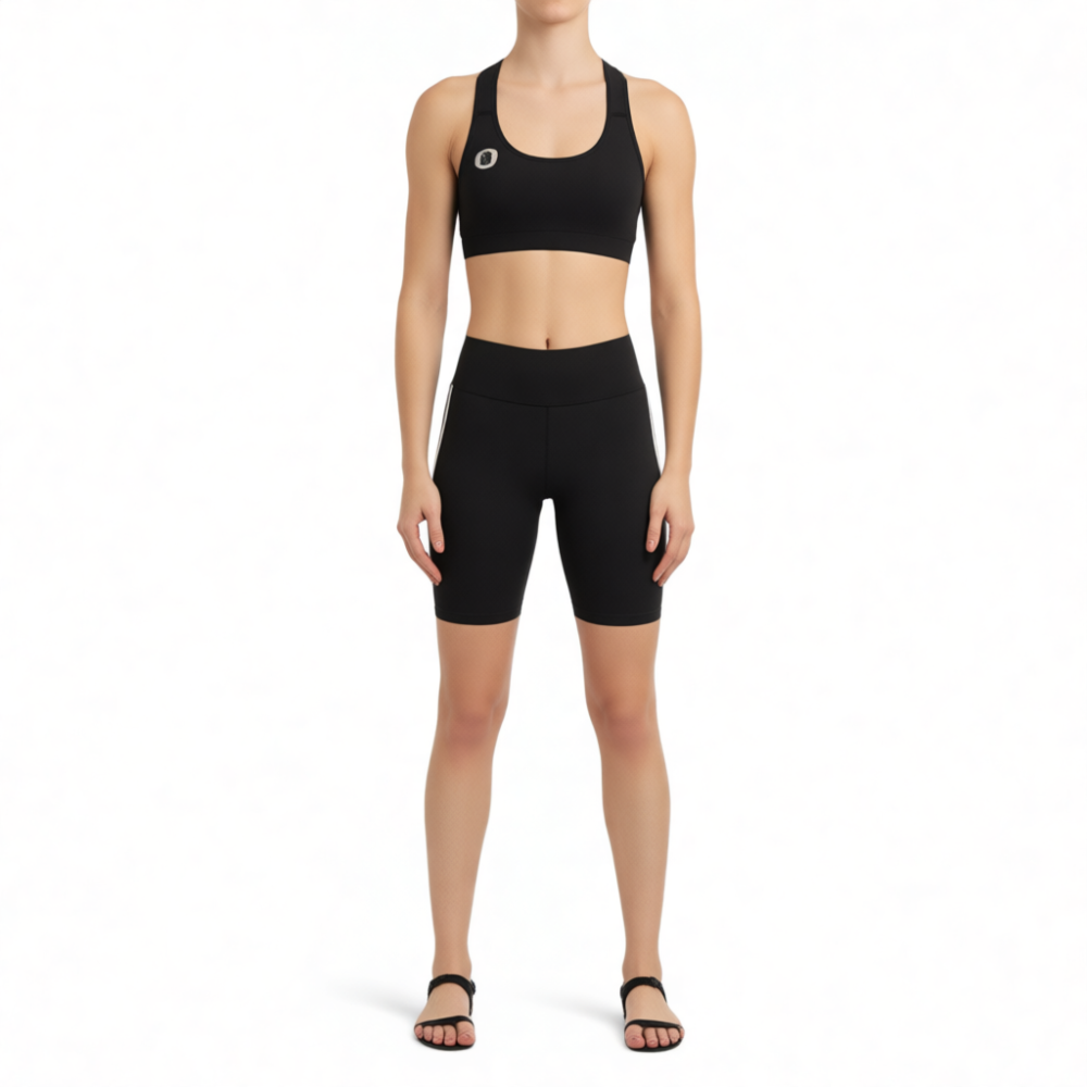 Running Gear Junior - Shorts de Yoga de Cintura Alta