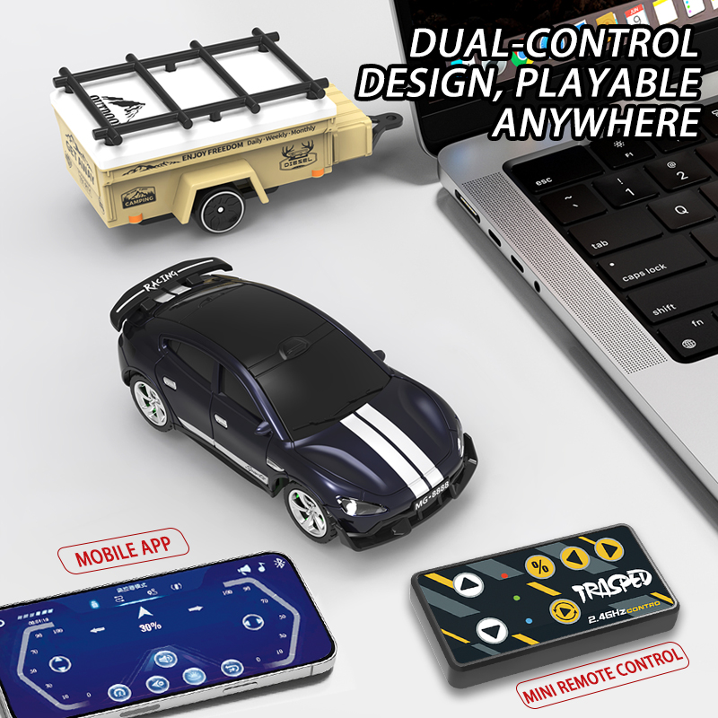 Mini coche de deriva de aleaci - Running Gear Trailer reseña y precio